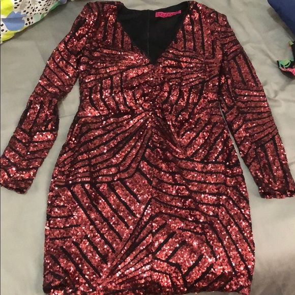 Sequin Party Dress - Picture 1 of 3